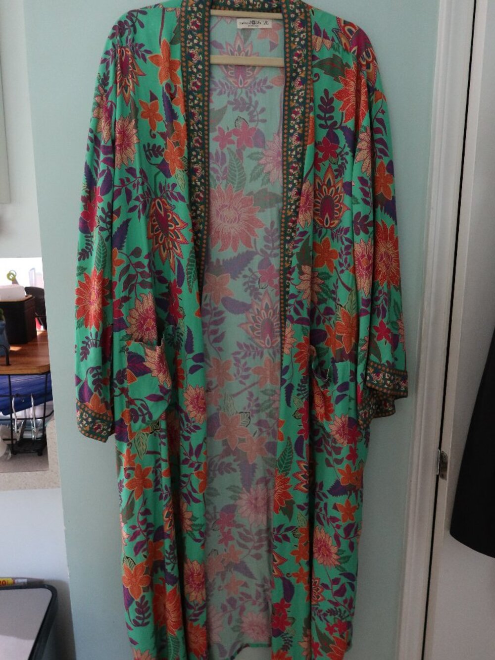 Natural Life Kimono Duster L/XL Good Condition - Picture 1 of 6